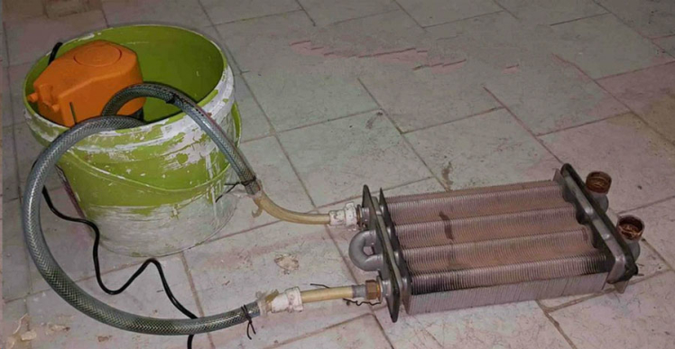 نحوه اسید شویی مبدل پکیج و ابگرمکن دیواری